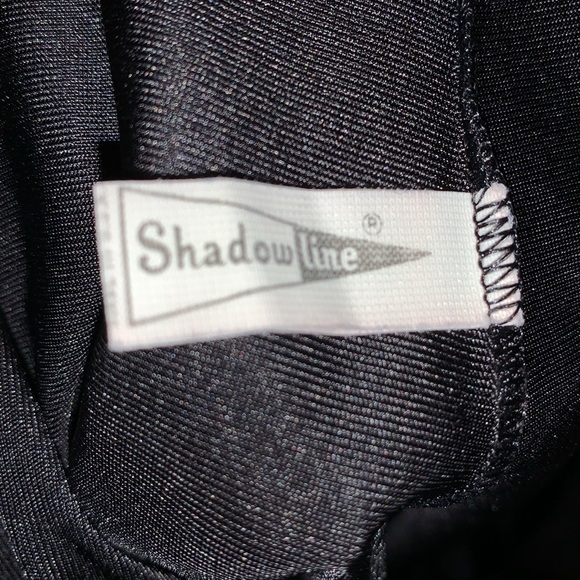 Shadowline 70’s Vintage Black Midi Slip - Picture 7 of 8